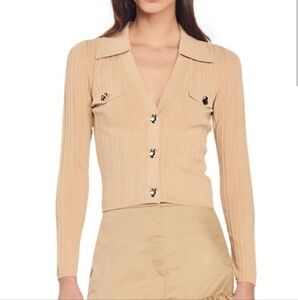 Sandro Cropped Cardigan, Size S